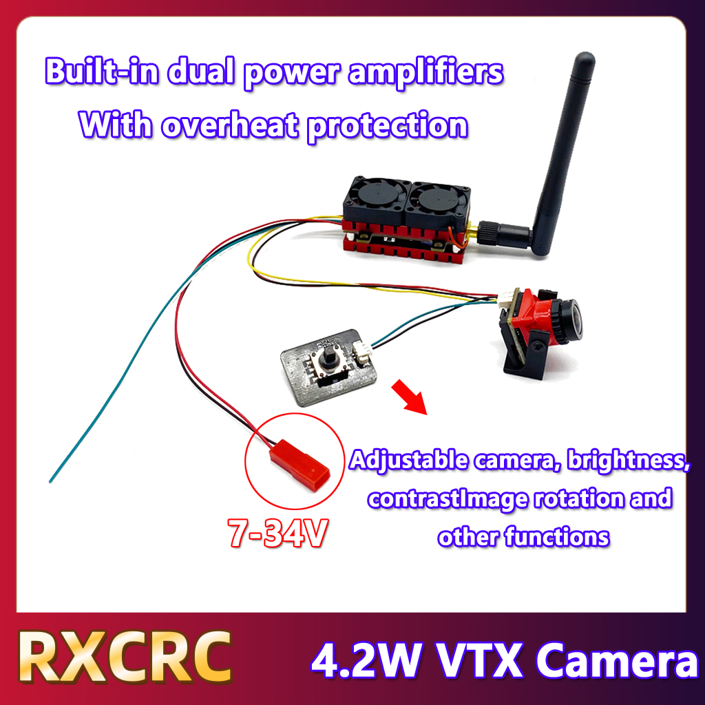 RXCRC 5.8G 48CH 4.2W عالية الط - مراجعة Fpv Drone Frame وسعره