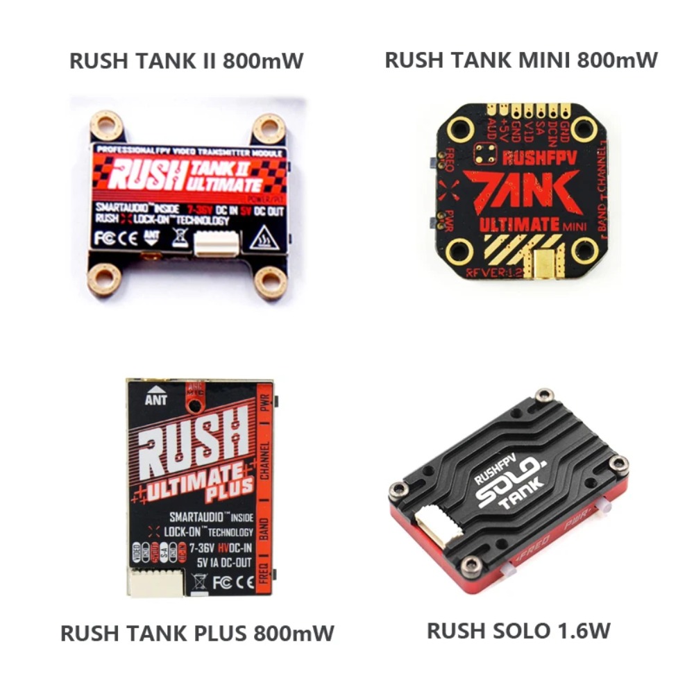 جهاز إرسال الفيديو RUSH TANK U - مراجعة Fpv Drone Frame وسعره